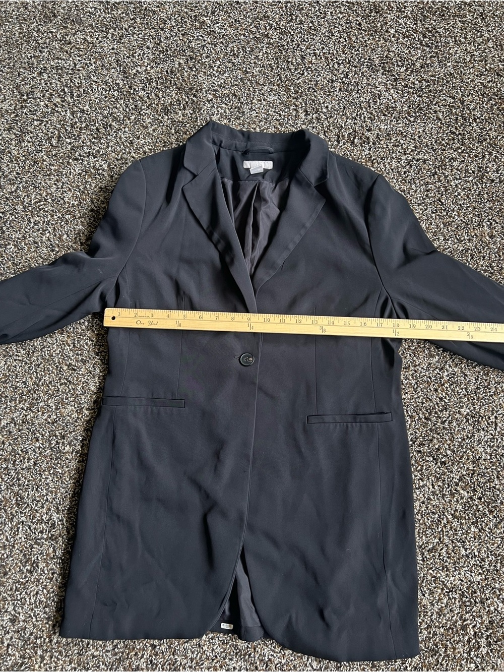 H&M Black Single-Button Women's Blazer - Picture 8 of 10